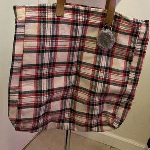 Plaid Tote